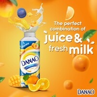 Danao 5 Vitamins Juice Drink With Milk 180ml Pack of 6