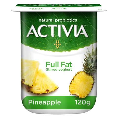 Activia Full Fat Pineapple Stirred Yoghurt 120g