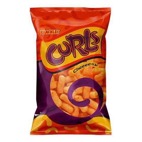 Krackles Cheese Curls Snacks 75g