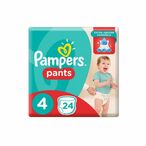 Buy Pampers Baby Pant Diapers Maxi Size 4 9-14kg Carry Pack 24 Count in Kuwait