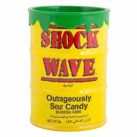 Shock Wave Coin Bank Assorted Sour Candy 84g