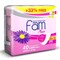 Fam maxi feminine pads super without wings 40 pads