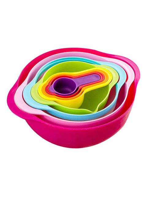 Generic 8-Piece Mixing Bowl Set Multicolour