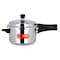 Olsenmark OMPC2460 4L Stainless Steel Pressure Cooker, Lightweight &amp; Durable Cooker with Lid, Cool Touch Handle and Safety Valves