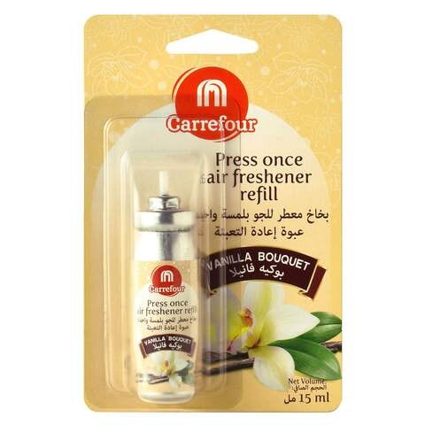 Carrefour Press Once Air Freshener Refill Vanilla Bouquet 15ml