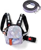 Buy icicecream Dog Backpack Harness with Leash Backpack for Dogs Adjustable Saddle Bag Reflective Strips Night Safe Outdoor Travel Hiking Walking Harness Backpack in UAE