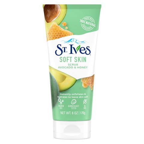 St. Ives Soft Skin Avocado And Honey Face Scrub 170g