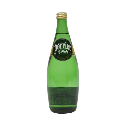 Perrier Natural Sparkling Mineral Water Glass Bottle 750ml