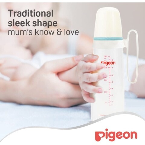 Pigeon Feeding Bottle With Handle 26008 Clear 240ml