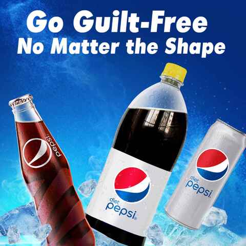 Diet Pepsi  Carbonated Soft Drink  Plastic Bottle  500ml