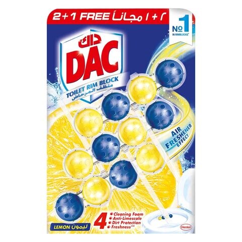 DAC Power Active Chlorine Toilet Rim Block 50g x Pack of 2 price in UAE ...