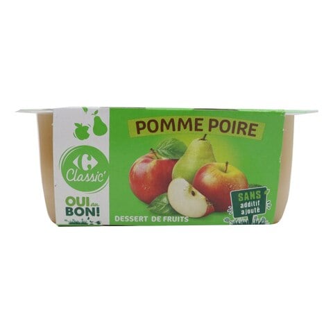 Compote pommes CARREFOUR CLASSIC