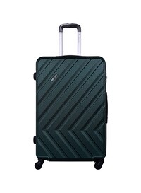 ParaJohn ABS Hardside Spinner Check In Large Luggage Trolley, 28 Inch, Army Green