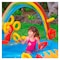 إنتكس رينبو حوض سباحة بثلاث حلقات بطبعة قوس قزح - متعدد الألوان 86 × 86 × 25 سم