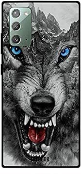 Theodor - Samsung Galaxy Note 20 Case Cover Scroching Wolf Flexible Silicone Cover