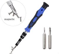 SKY-TOUCH Precision Screwdriver Set, 58 in 1 Magnetic Driver Repair Tool Kits for Phones, PCs, Eyeglasses, Watches, Smartphones and Other Electronic Equipment, Blue
