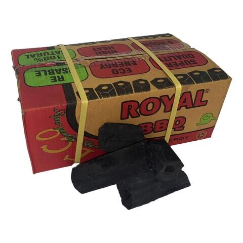 Royal BBQ Sawdust Charcoal Black 4kg