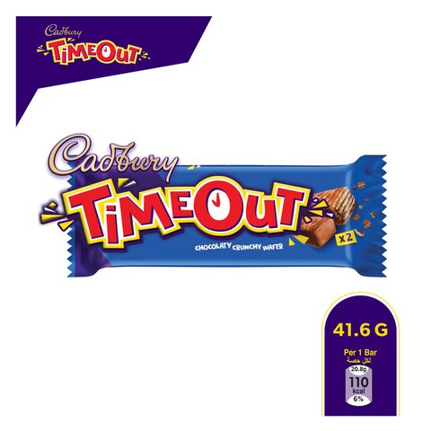 اشتري كادبوري تايم آوت ويفر بالشوكولاتة 41.6 جرام في السعودية