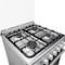 Midea 60x60cm Freestanding Cooker With Convection Fan, Full Gas Cooking Range With 4 Burners, Automatic Ignition &amp; Full Safety, Cast Iron Pan Support, Double Knob For Grill &amp; Oven Control, EME6060-C