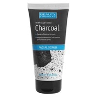 Beauty Formulas Activated Charcoal Facial Scrub Black 150ml