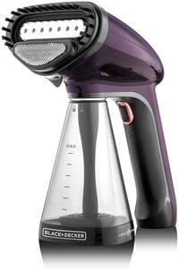 Black+Decker 1500W Handheld Portable Garment Steamer with Auto Shut-Off, Purple - HST1500-B5