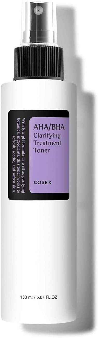 Cosrx AHA/BHA Clarifying Treatment Toner 150ml 2 Pack - Skin Rejuvenation, Daily Exfoliation, Skin Brightening, Whiteheads &amp; Blackheads Prevention