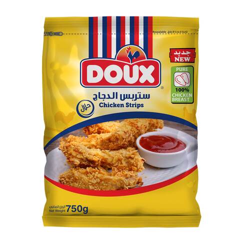 Buy Doux Chicken Strips Regular 750g in Saudi Arabia