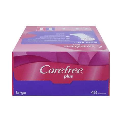 CAREFREE® Plus Large with a Slight Scent Panty Liners