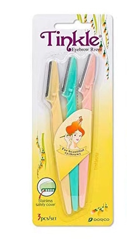 Buy Eyebrow Razor Shaper 3Pcs In One Set in UAE