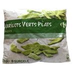 Buy Carrefour Flat Green Beans 1kg in Kuwait