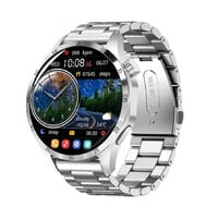 Smart Watch Answer Make Calls, Fitness Watches With Sports Blood Oxygen Heart Rate Sleep Monitor IP68 Waterproof Smart Watch For Women Men Silver