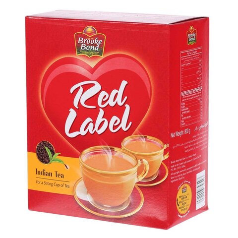 Brooke Bond Red Label Indian Tea 375g x Pack of 2