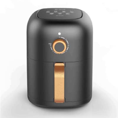 Krypton Air Fryer With Timer 3.5 Liter - Black & Gold