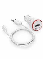 Buy Anker Power Drive+1  Micro USB Cable White And Red 24W in Saudi Arabia