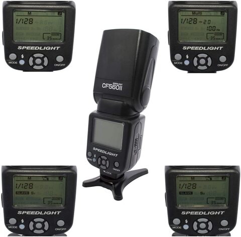DMK Power Coopic Cf560Ii LCD Display Speedlite For All Canon &amp; Nikon Cameras.