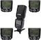DMK Power Coopic Cf560Ii LCD Display Speedlite For All Canon &amp; Nikon Cameras.