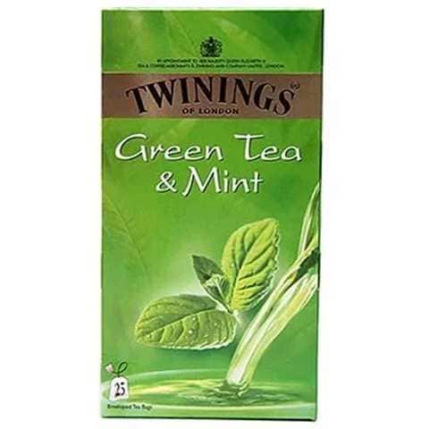 Twinings Green Tea And Mint 25 Bag