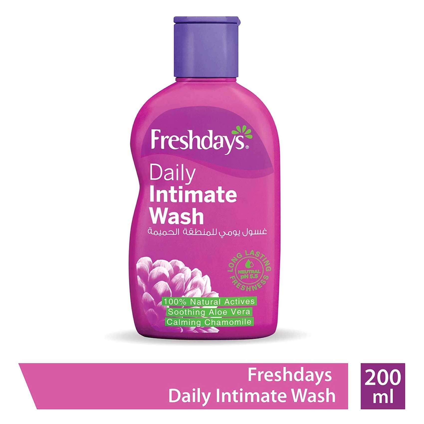Femfresh - Daily Intimate Wash - with soothing aloe vera - 250ml x 2 Packs