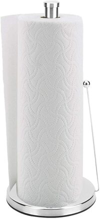 Aiwanto Tissue Paper Holder Tissue Roller Standing Toilet Bathroom Kitchen Home Tissue Holder Storage Tissue(Silver)