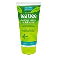 Beauty Formulas Australian Tea Tree Exfoliating Facial Scrub Green 150ml
