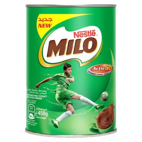 نستلة ميلو مسحوق حليب الشوكلاتة 450 غرام