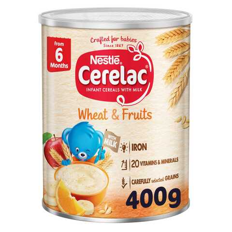 Nestle Cerelac Infant Cereal  Wheat &amp; Fruits 400g