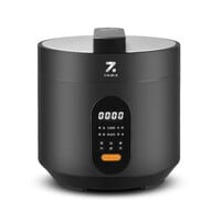 Zolele EP301 Multifunctional Electric Pressure Cooker 3L Timer Rice Cooker Digital Display With 10 Preset Cooking, Keep Warm &amp; Automatic Shut-Off - Black