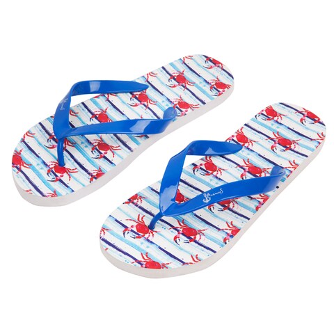 Crab cheap flip flops