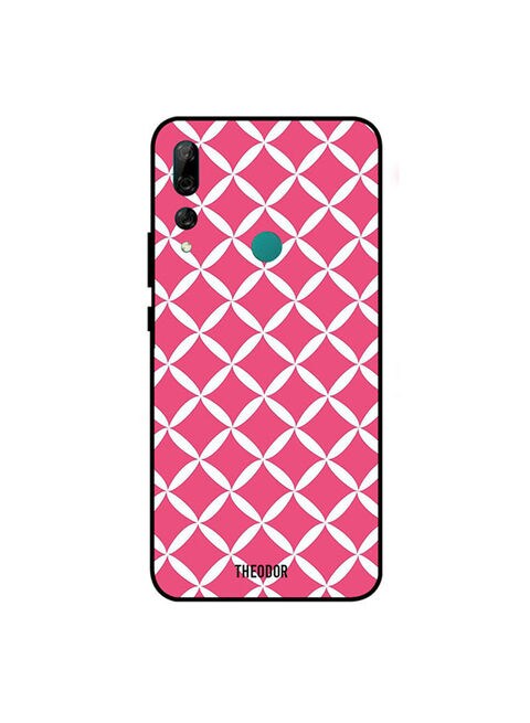 Theodor - Protective Case Cover For Huawei Y9 Prime (2019) Pink/White