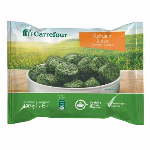 Carrefour Chopped Spinach 400g