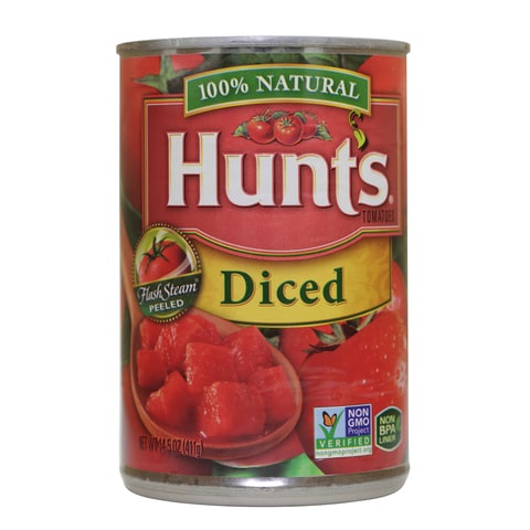Hunts Tomatoes Diced 411g