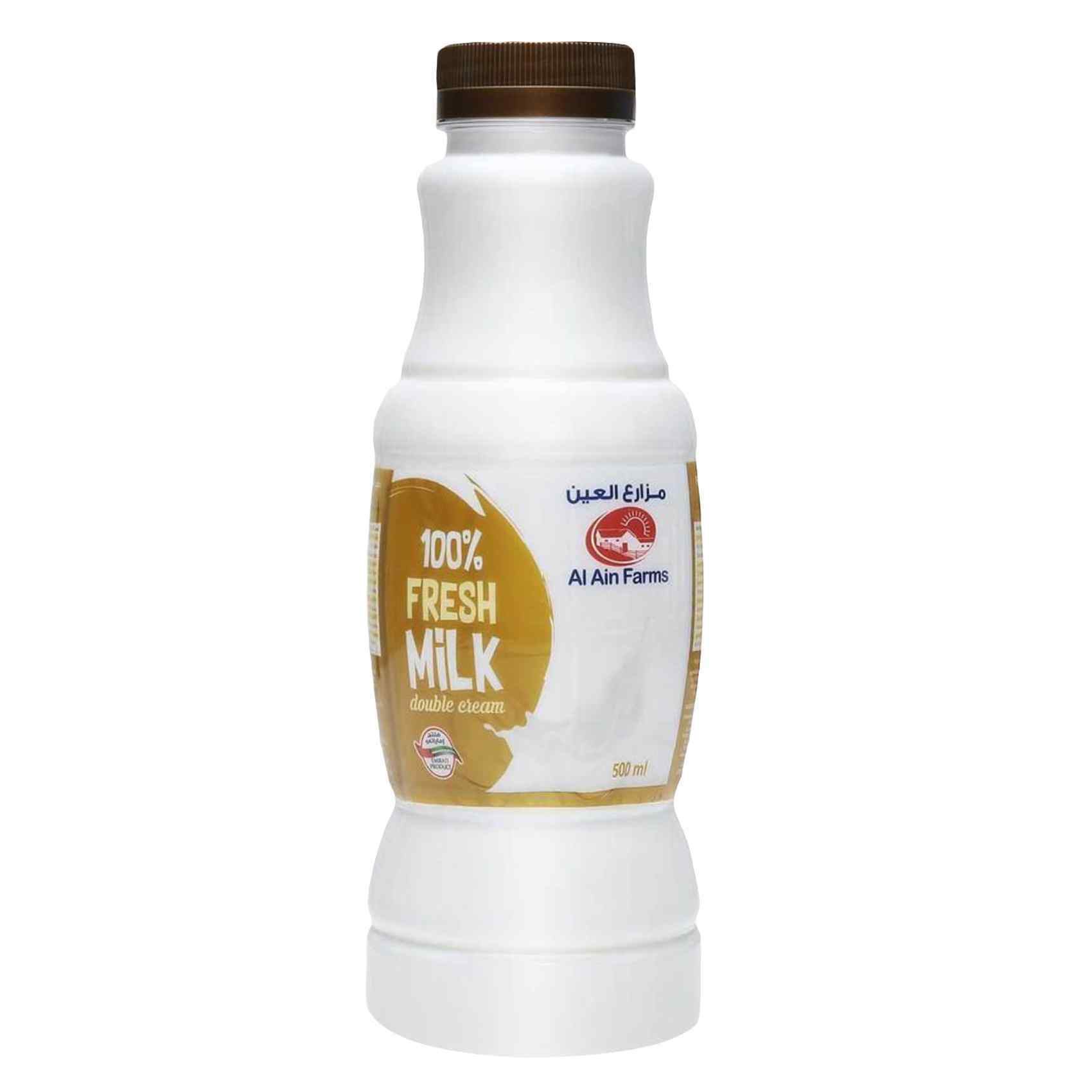 Buy Al Ain Fresh Double Cream Milk 500ml Online Shop Fresh Food on