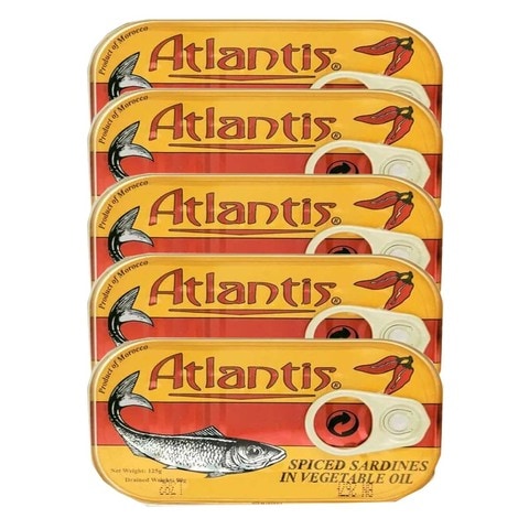Buy ATLANTIS SARDINE 125GX5 in Kuwait