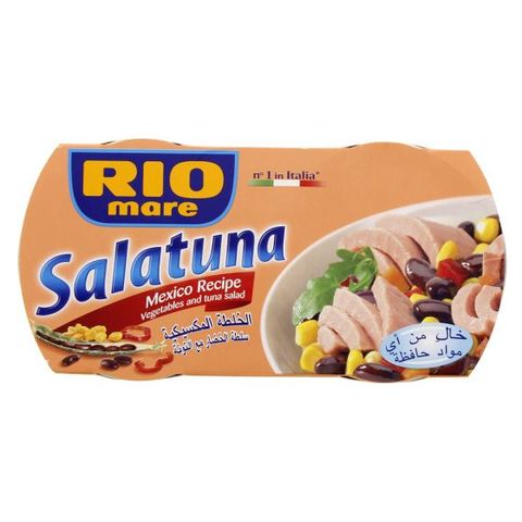 Buy Rio Mare Salatuna Mexico Recipe Vegetable And Tuna Salad 160 gr X 2Cans in Kuwait